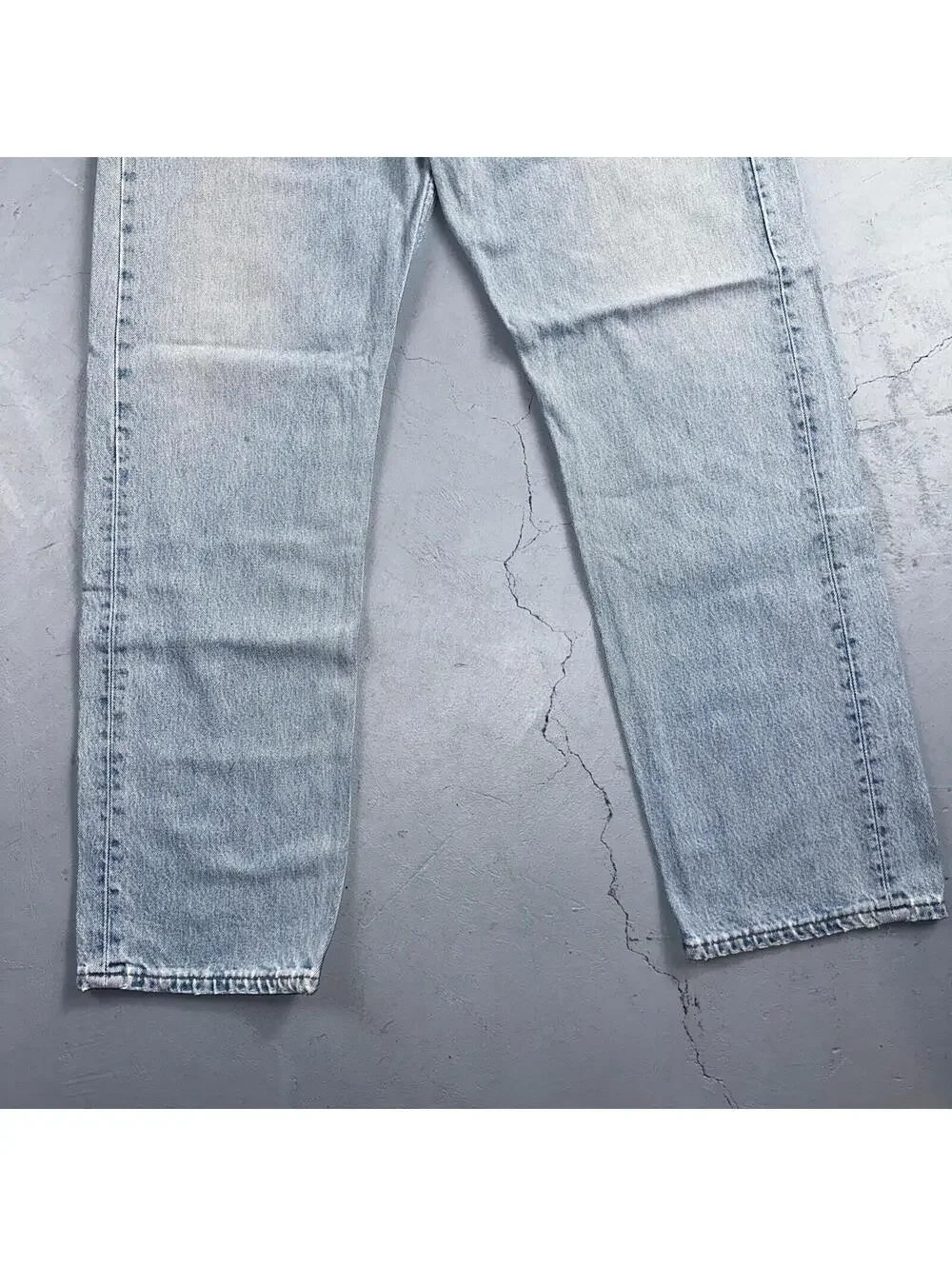 Levis 501 Vintage 90s USA XX Straight Leg Jeans Blue Light Wash 38x32 Act 37x31
